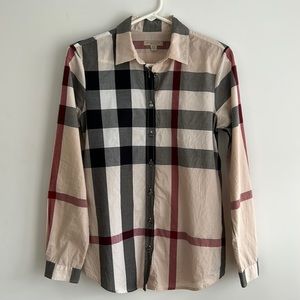 Burberry Brit long sleeve button down shirt size small S